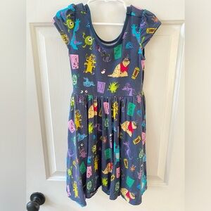 Little Sleepies DISNEY PIXAR Monsters Inc size 6 dress